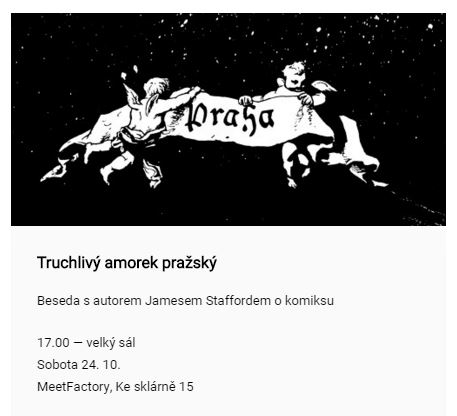 Announcement for the Putto/'Truchlivý amoret pražský' talk