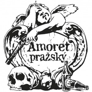 The Czech logo for The Sorrowful Putto of Prague comic and graphic novel